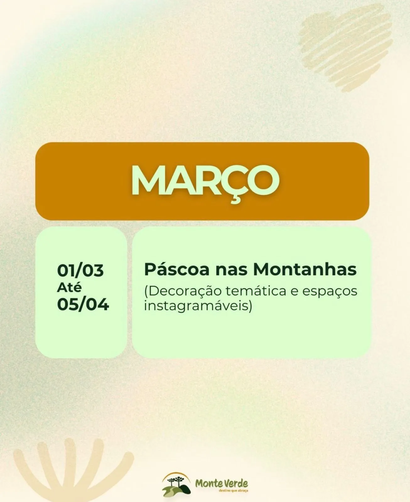 Programação Março